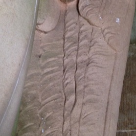 Beautiful detail on the angel's wing.